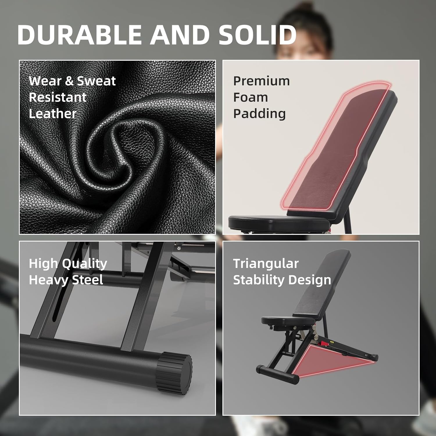 Height Adjustable Body Exercise Weight Bench Home Gym | Weight Benches | Fitness Equipment Manufacturer